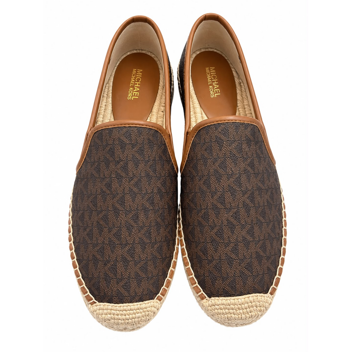 Alpargatas café estampado talla 9.5