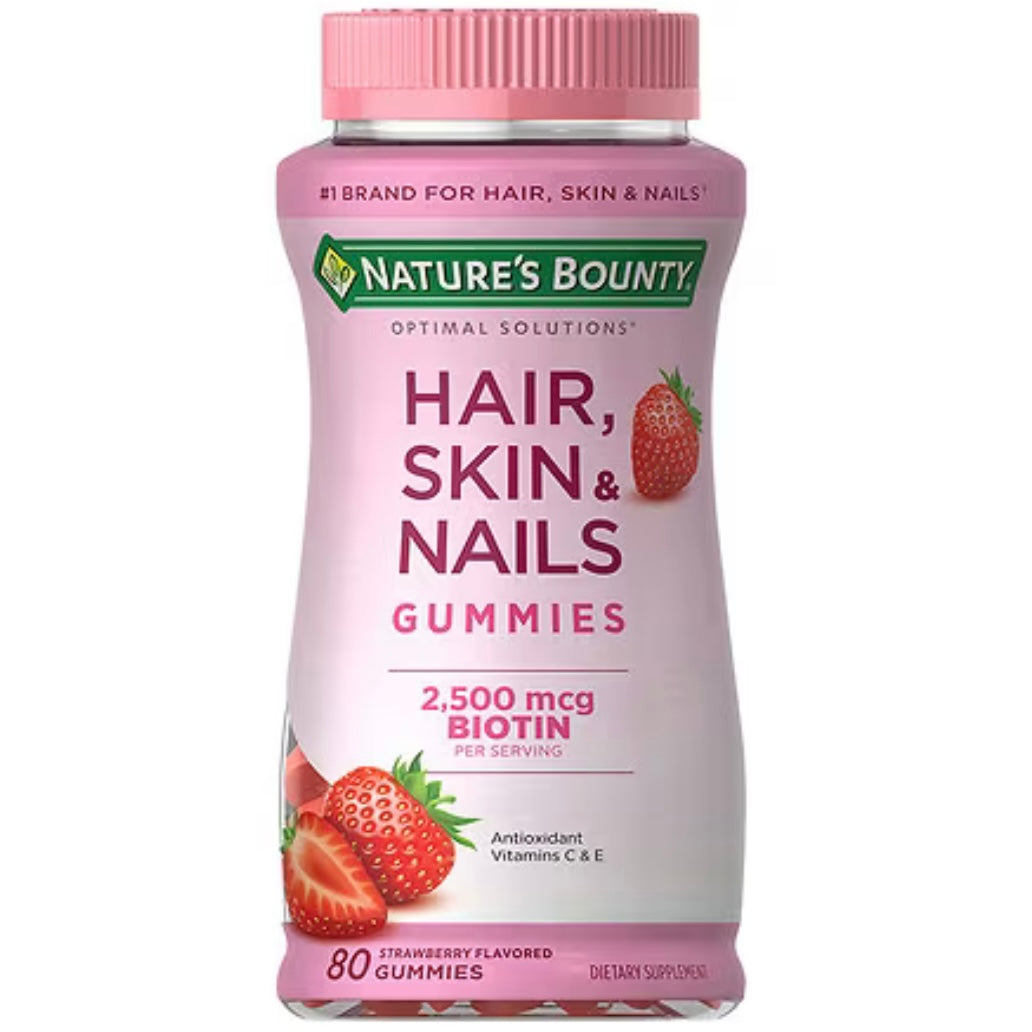 Hair, Skin, Nails 2500mcg 90 gomitas