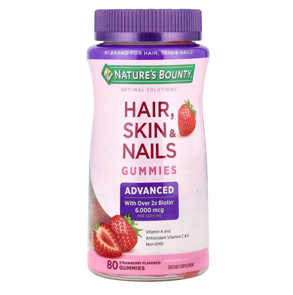Hair, Skin, Nails 6000mcg - 80 Gummies