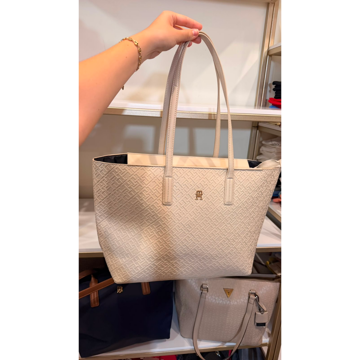 Bolso crema