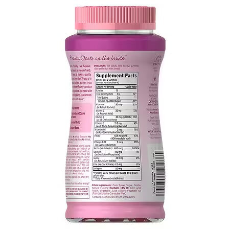 Gomitas multivitaminas mujer Nature’s Bounty