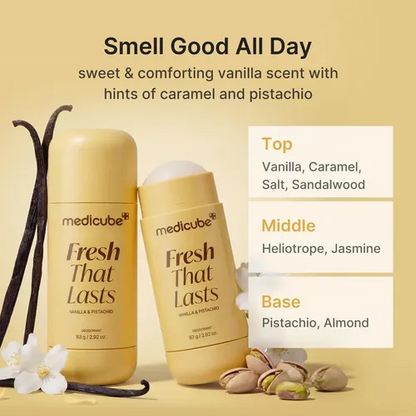 Fresh that lasts deodorant (vanilla & pistachio) - 83 gr