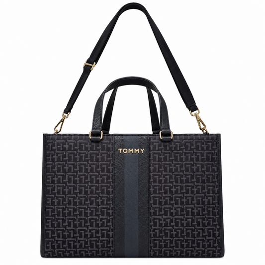 Bolso estampado negro - grande
