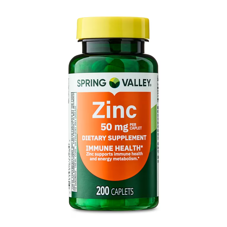 Zinc 50 mg 200 caplets