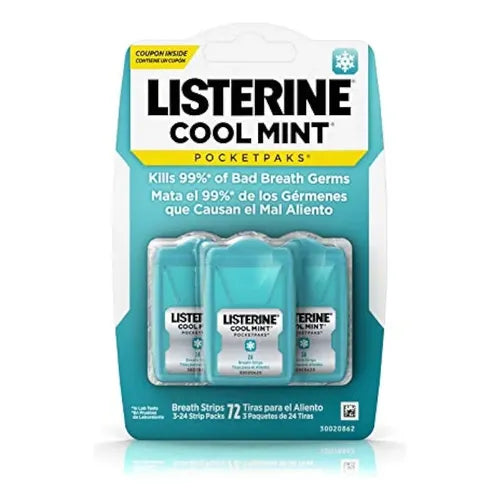 Tiras mal aliento Listerine