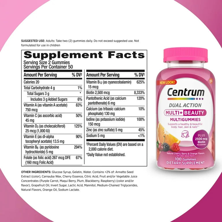 Multivitaminas mujer Centrum