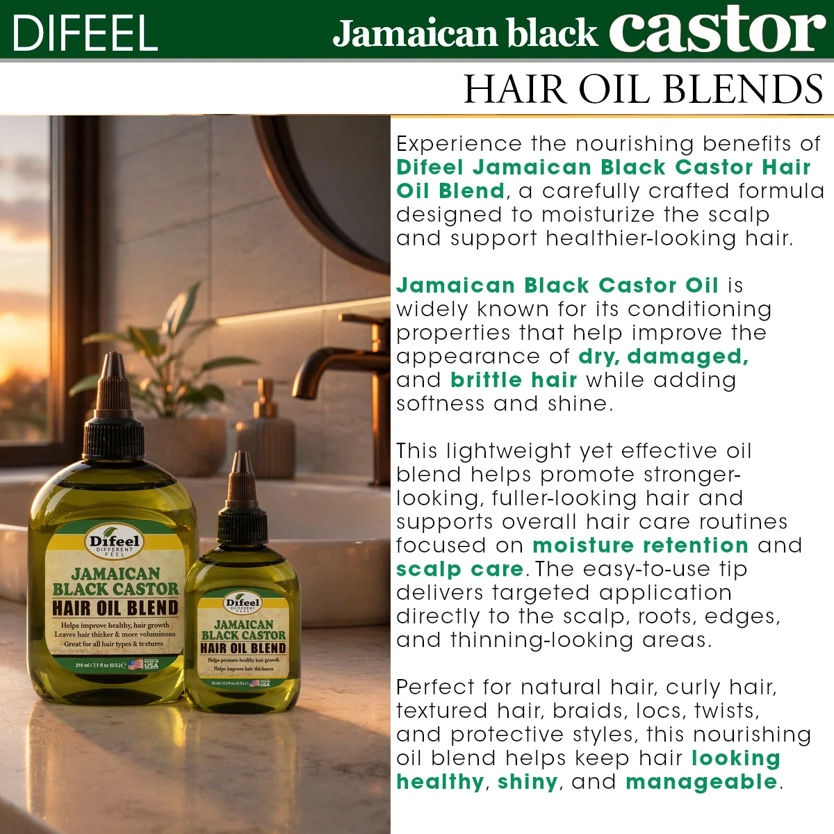 Jamaican black castor oil (aceite capilar) - 75 ml
